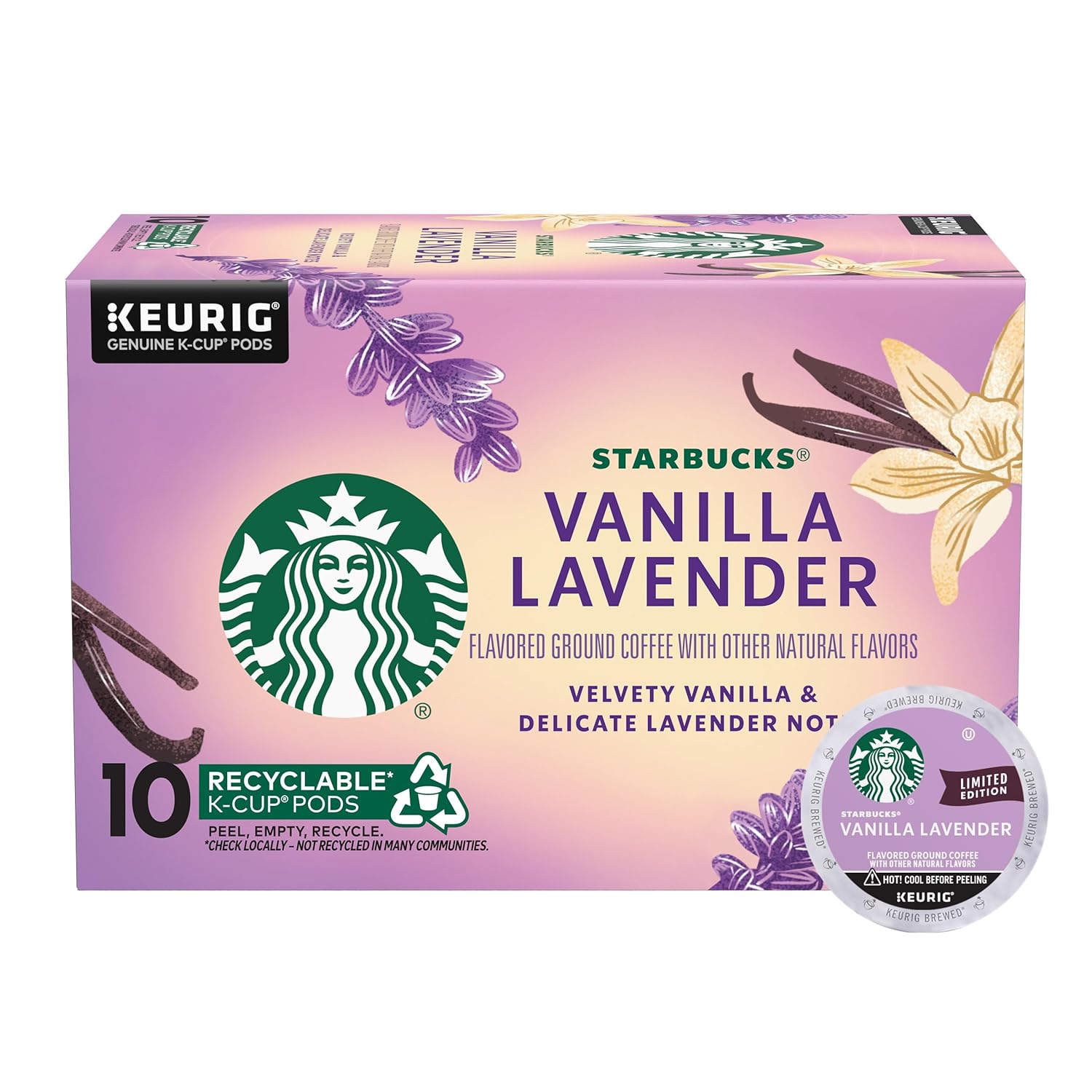 Starbucks Vanilla Lavender Coffee Pods - Limited Edition