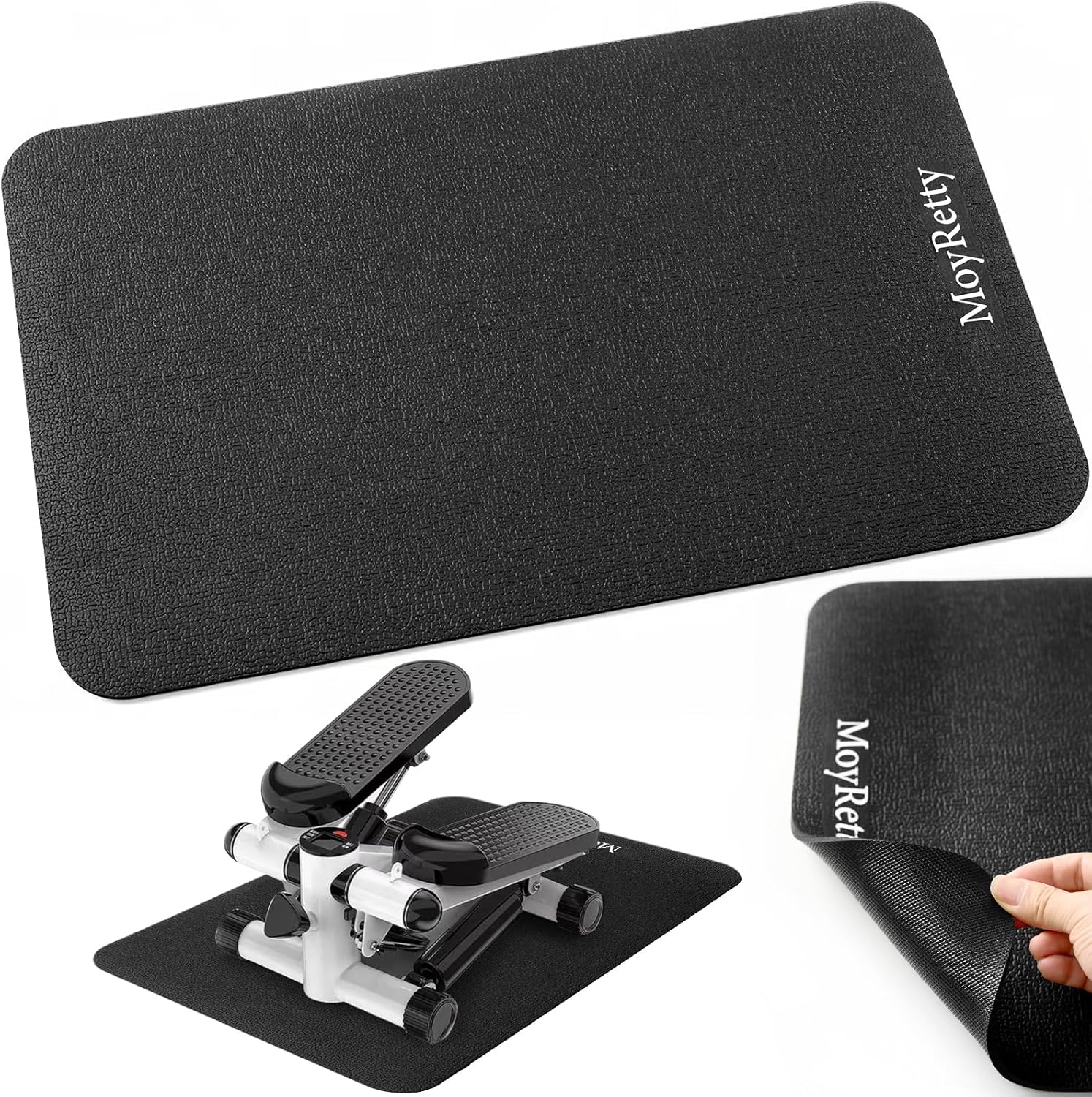 MoyRetty Non-Slip Elliptical Mat: Stability & Protection