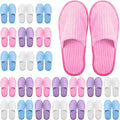 Geyoga 24 Pairs Disposable Slippers for Guests - Bulk Hotel Spa Use