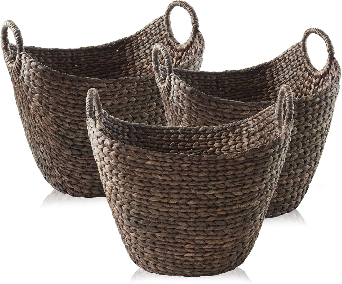 Multipurpose Boat Baskets Set of 3 for Home Organization