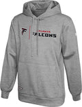 Men's Cool Grey Gametime Pullover Performance Hoodie - Falcons