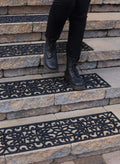 Rubber Stair Treads Non-Slip Outdoor 35x10 (5-Pack) - Anti-Slip Step