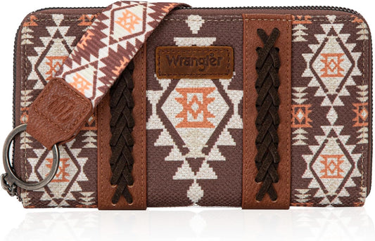 Wrangler Wallet Purse for Women with Unique Western Design