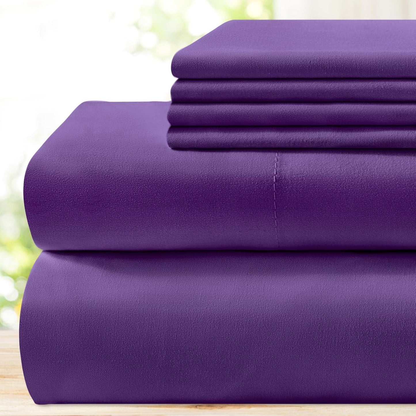BYSURE 6 Pieces King Bed Sheets Set - Luxury Microfiber Softness