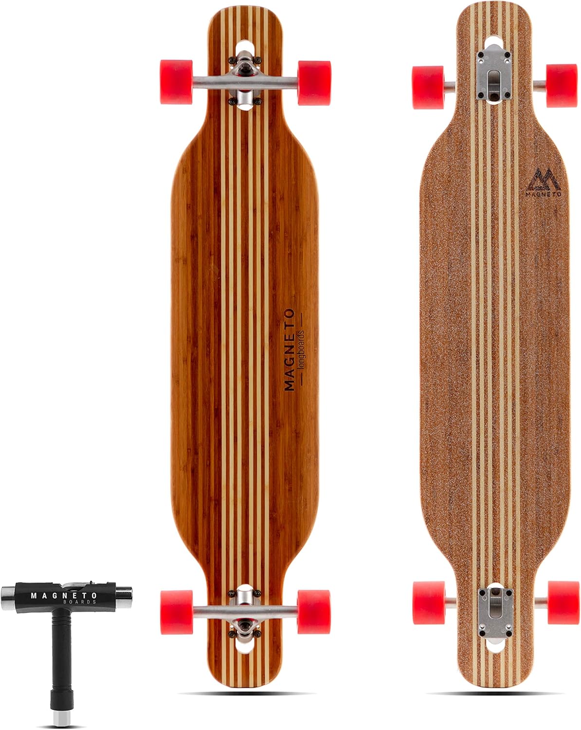 Magneto Longboards Bamboo Longboards for Cruising and Dancing
