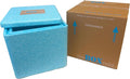 Insulated Cold Shipping Box with Foam Cooler - Reusable, Multi-Purpose