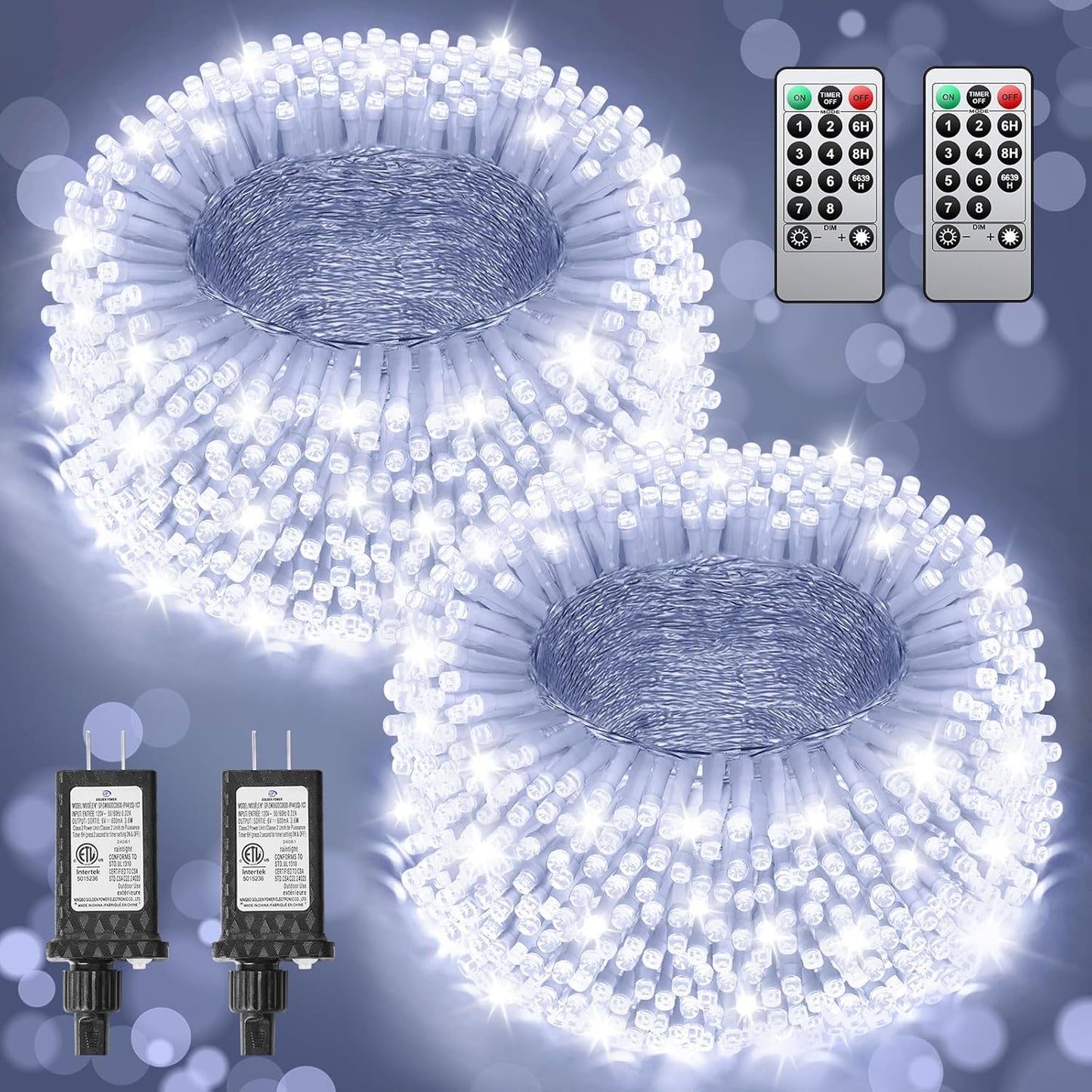 Extra Long 250 FT Waterproof Fairy Lights for Bedroom Decor