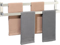Alise Double Towel Bars 28in Double Layer Wall Mount - Sturdy Brushed