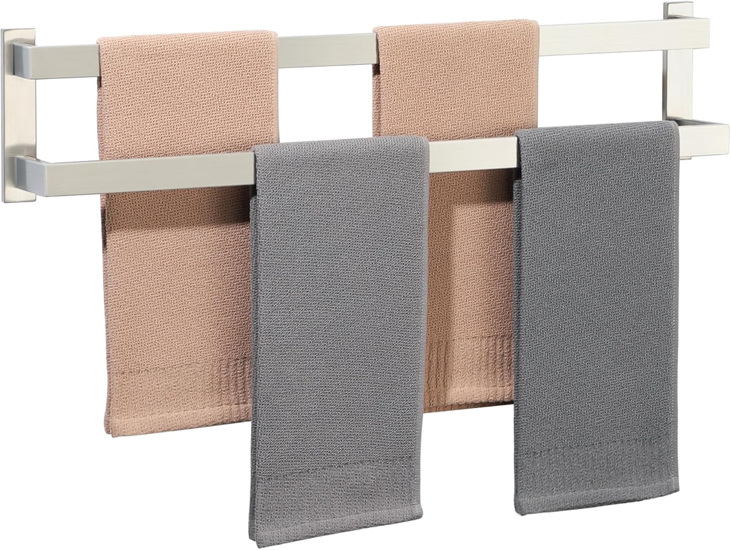 Alise Double Towel Bars for Bathroom Wall Mount, 28ft' Holder
