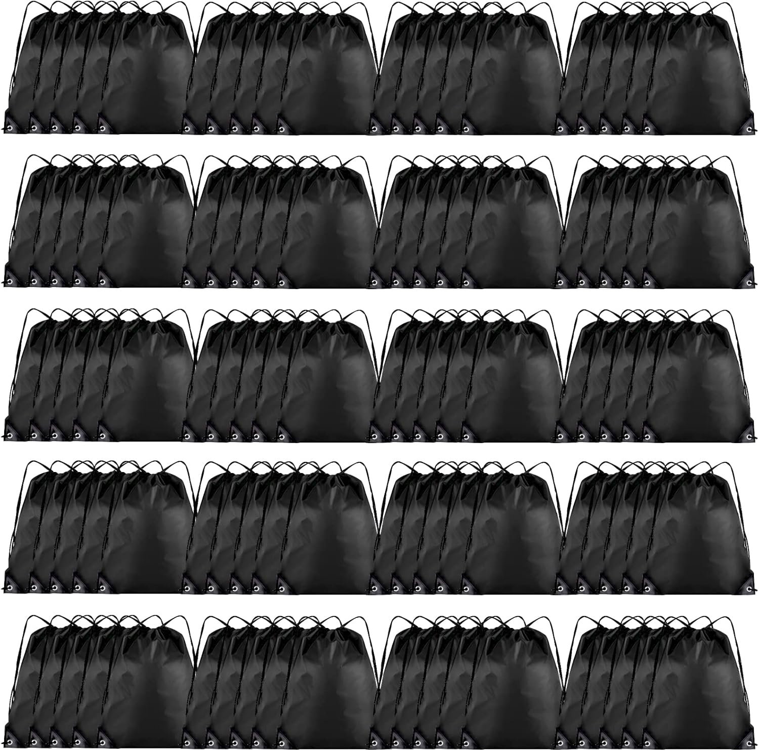 Drawstring Backpack Bulk 100Pcs for Gym Beach Sports Trips