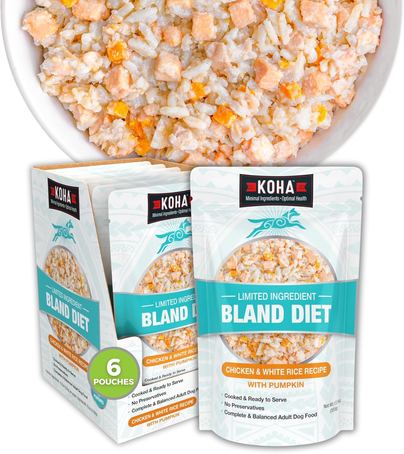 KOHA Limited Ingredient Bland Diet for Dogs with Chicken & Rice
