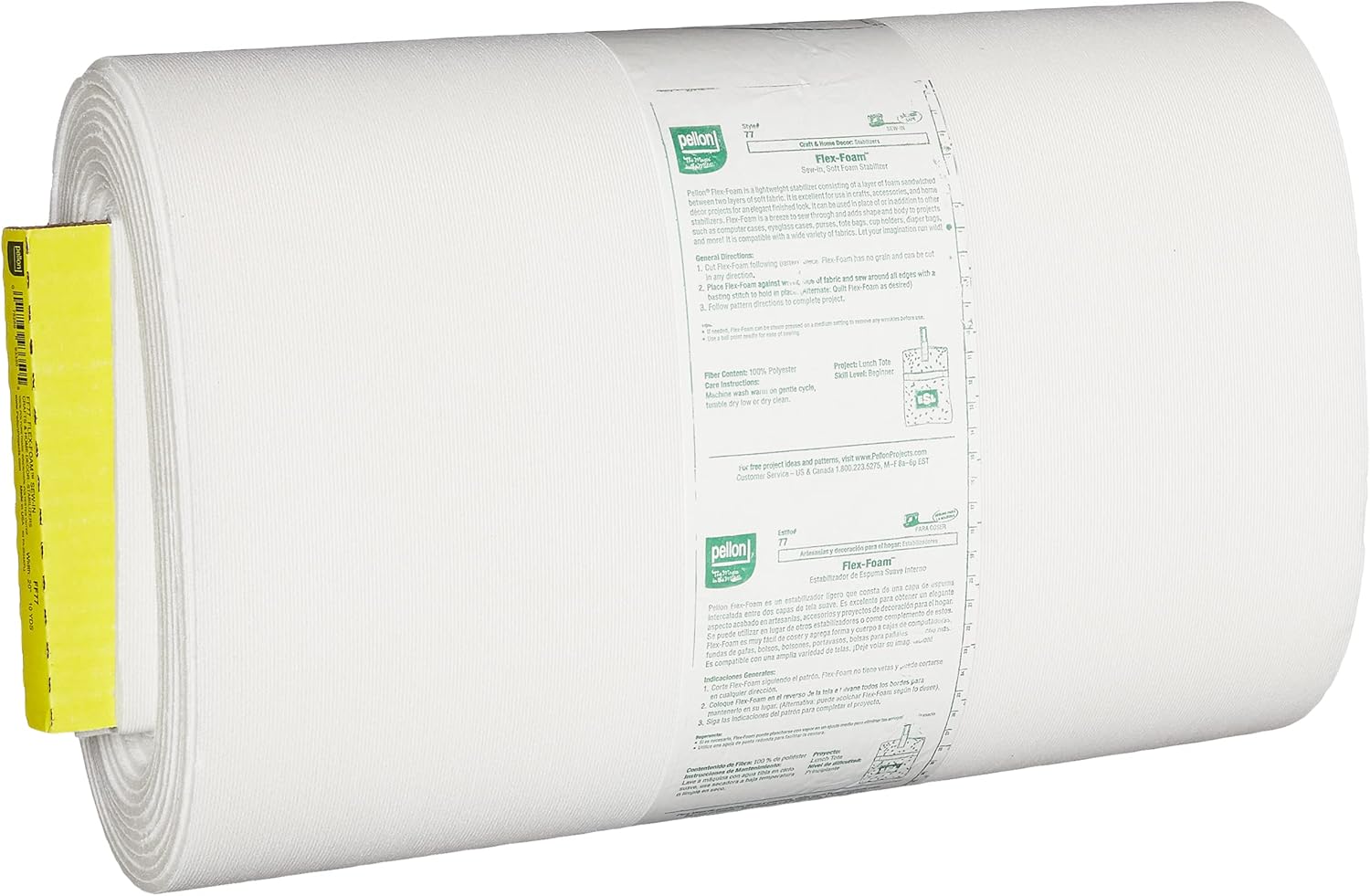 Pellon Flex Foam 20in x 10yd Natural for Crafts and Home Decor