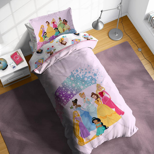 Sunny Side Up Disney Princess Twin Comforter Set for Kids
