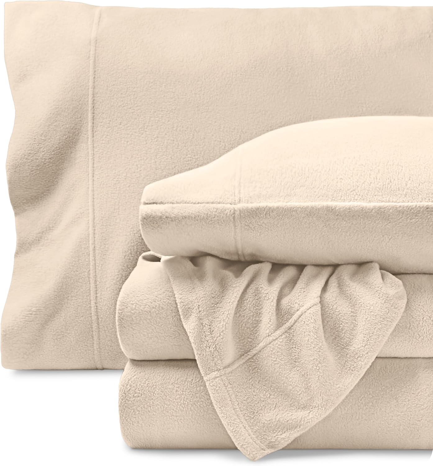 Bare Home Super Soft Fleece Sheet Set for Cozy Twin Comfort