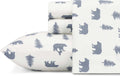 Full Cotton Flannel Sheets (Full) - Bears & Trees Cozy Set