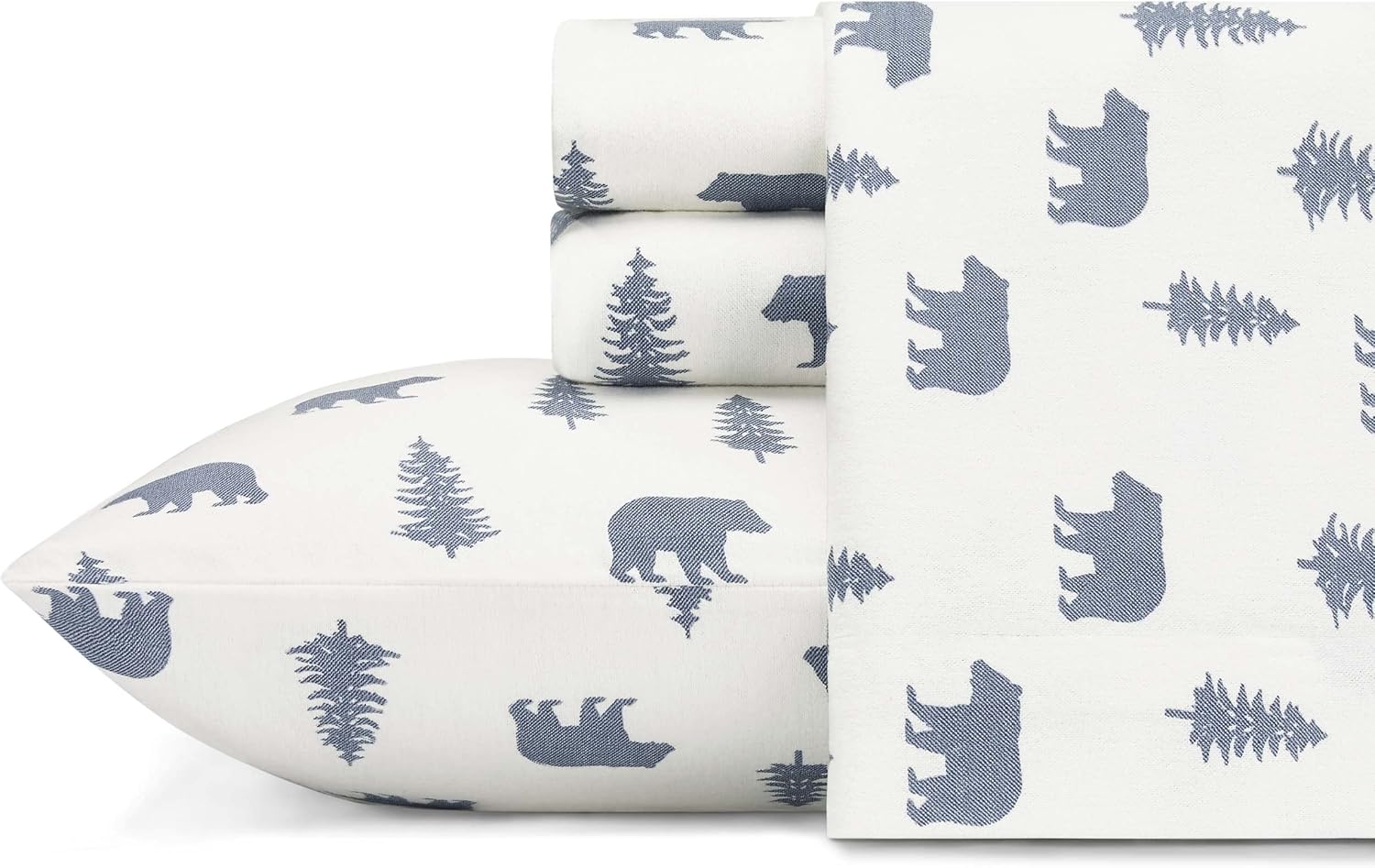 Eddie Bauer Full Cotton Flannel Bedding Set for Cozy Comfort