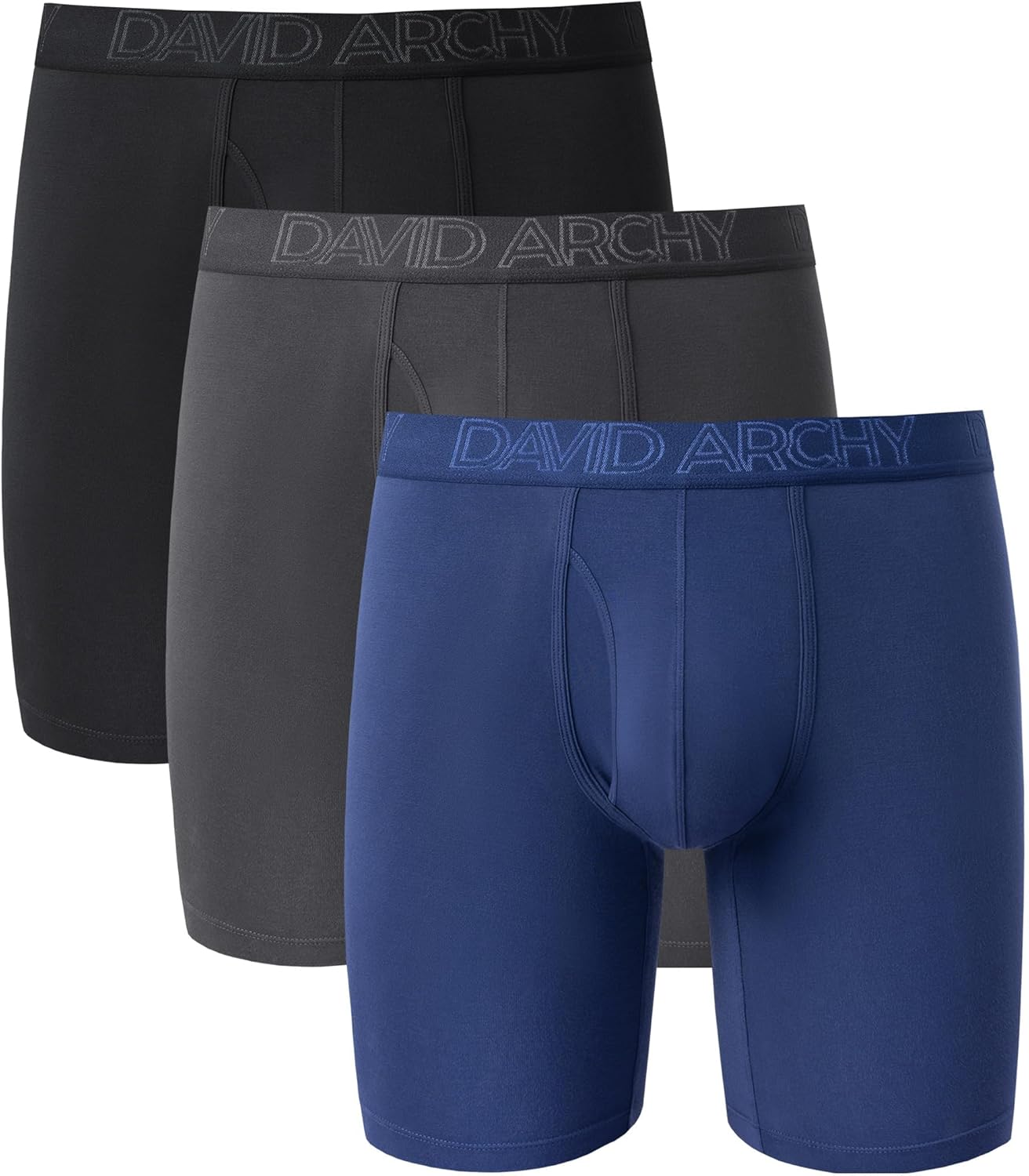 DAVID ARCHY Mens Underwear Boxer Briefs for Ultimate Comfort