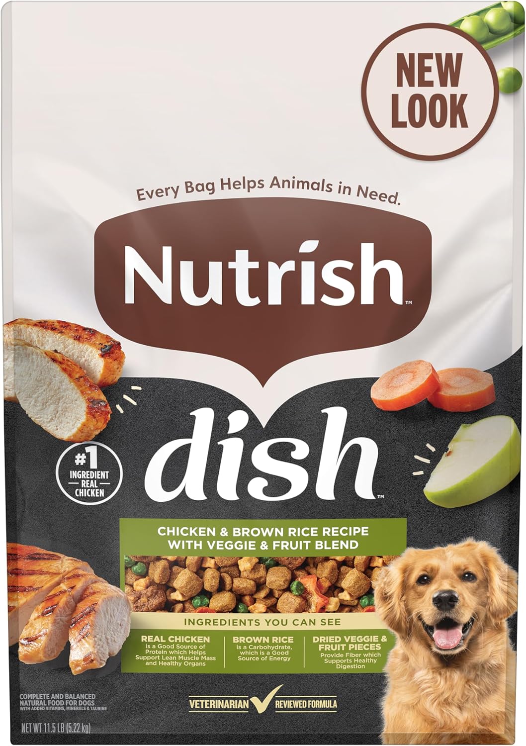 Nutrish Dish Chicken & Brown Rice Recipe Dry Dog Food Review