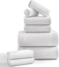 8-Piece Premium Towel Set for Bathroom - Soft, Oversized Bath Sheets