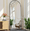 Arched Floor Mirror 57 in x 20 in Full Length Mirror - Sleek Arched
