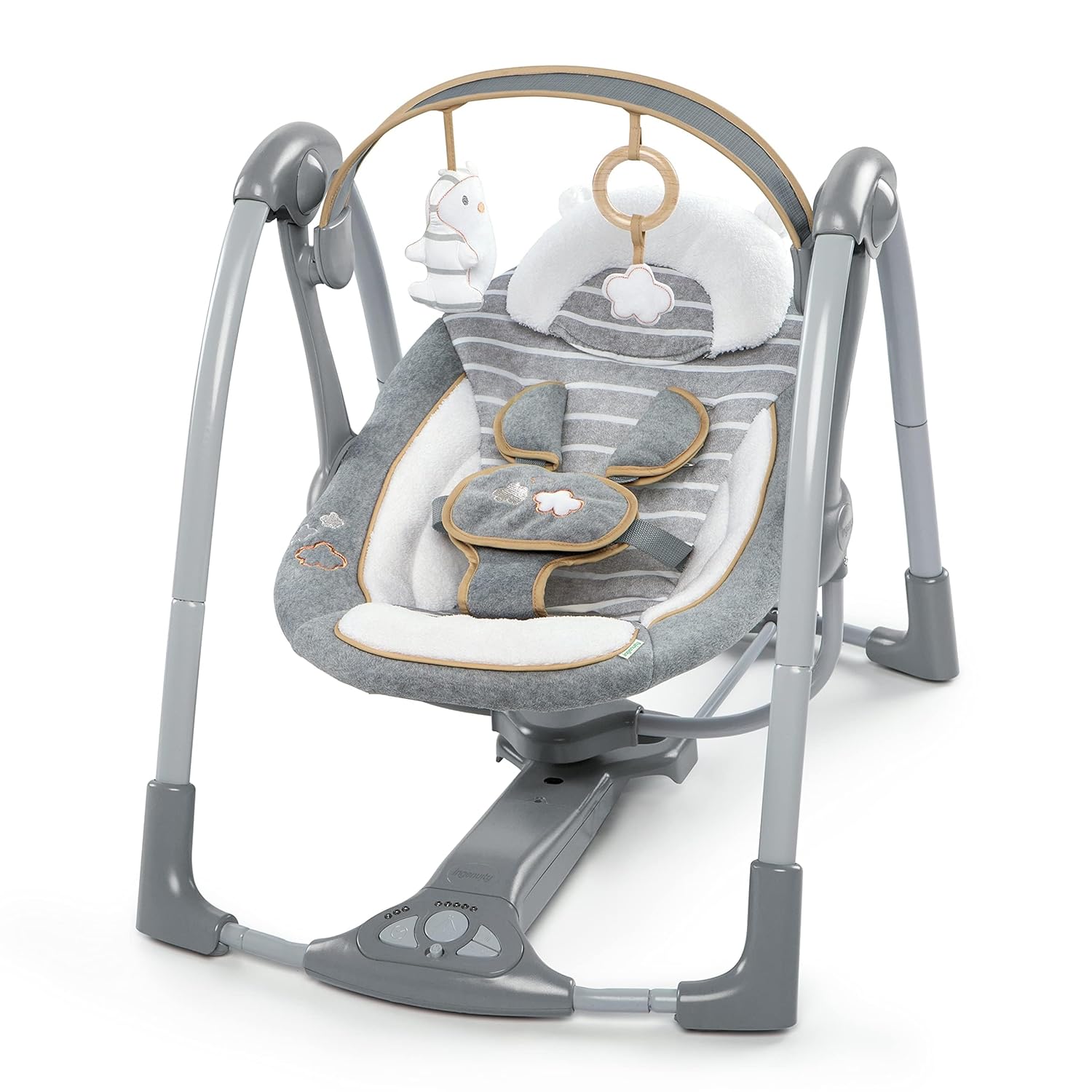 Ingenuity Deluxe Baby Swing - Portable Bliss & Soothing Sounds
