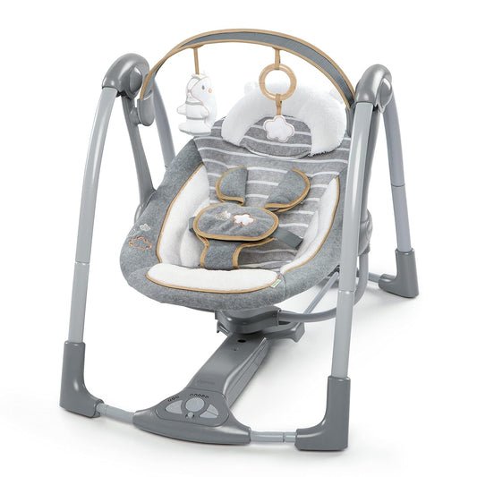Ingenuity Deluxe Baby Swing - Portable Bliss & Soothing Sounds