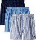 POLO Classic Fit Cotton Woven Boxers 3-Pack - Comfortable