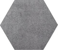 Pet Friendly Solid Color Area Rugs Grey - 9 ft Hexagon, Soft Durable