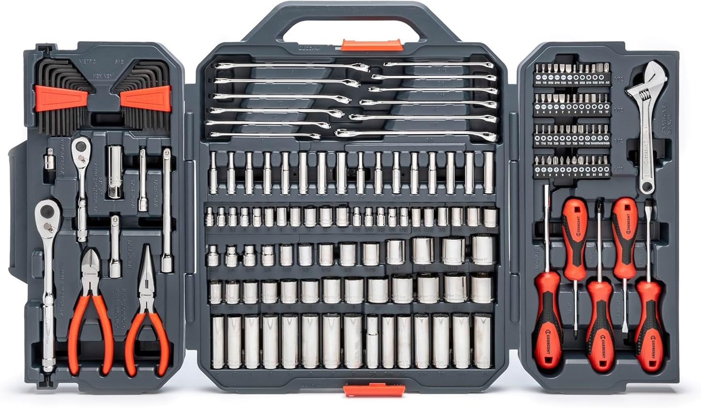Crescent 180 Piece Professional Tool Set for Every Task