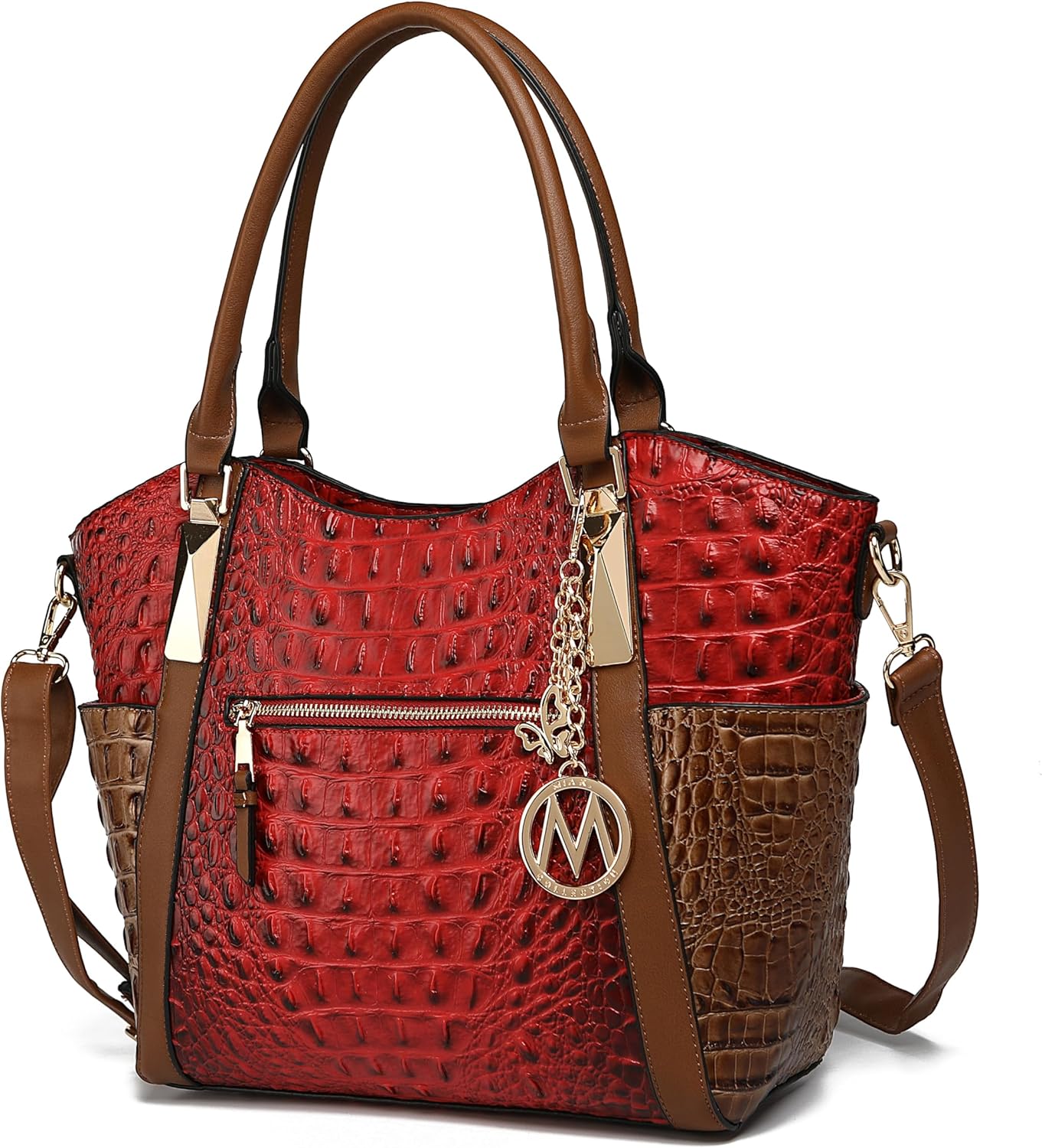 MKF Collection Tote Bag for Women - Stylish Vegan Leather Purse