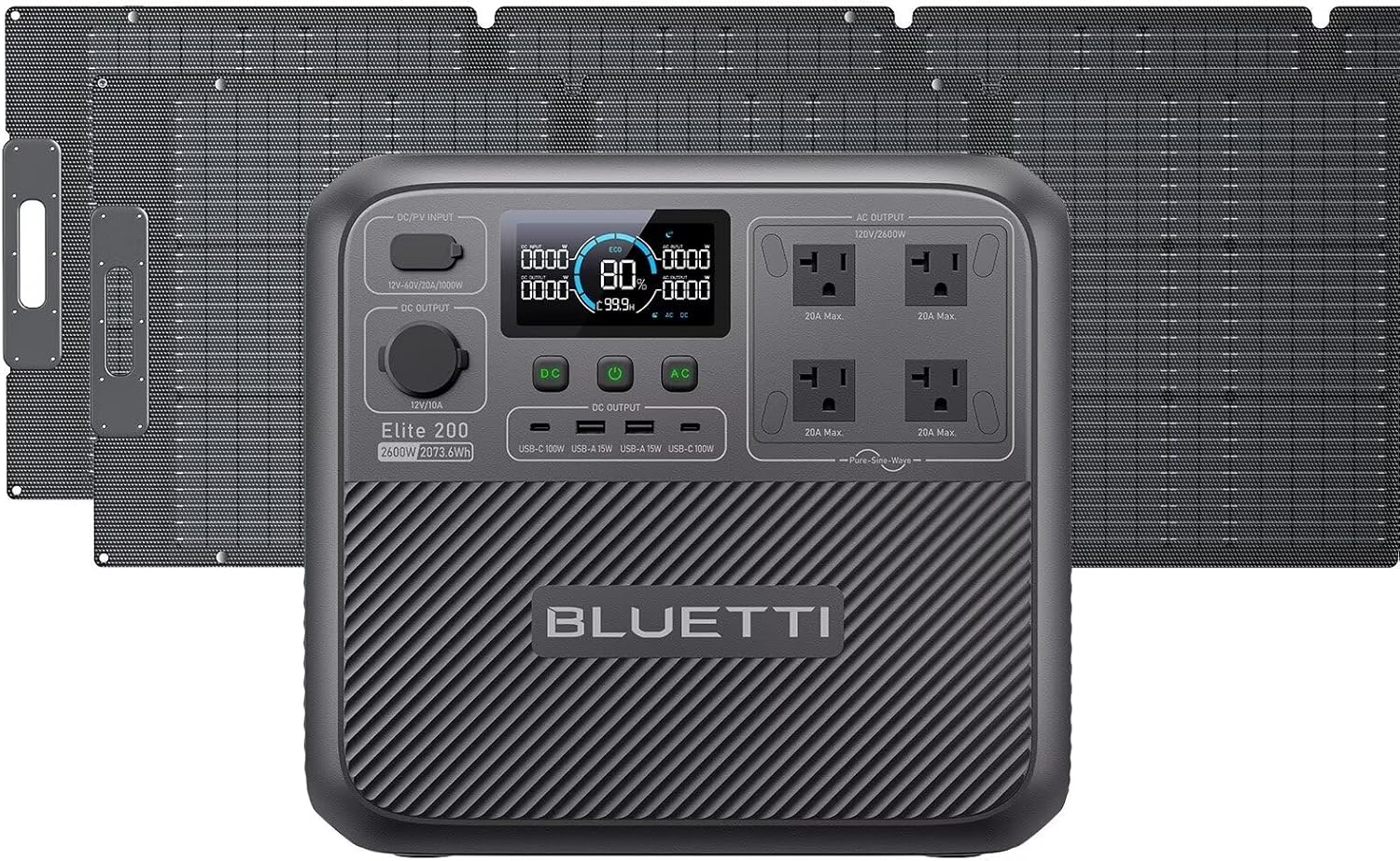 BLUETTI Solar Generator Elite 200 V2: Power Your Adventures