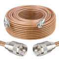 XRDS -RF 75FT RG8X Coaxial Cable with UHF PL259 Connectors - Reliable