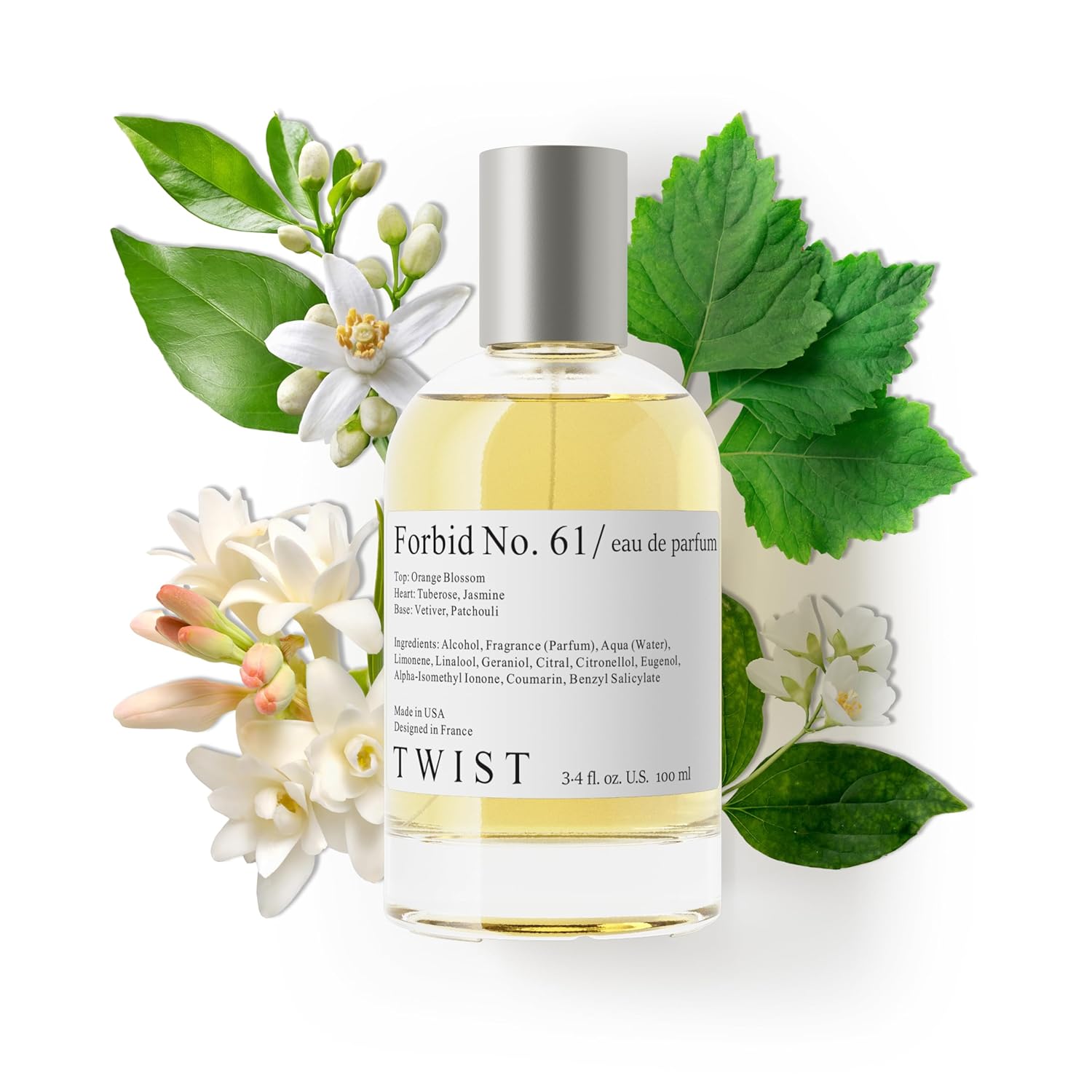 Twist Forbid No. 61 Eau De Parfum - Long-Lasting Floral Fragrance