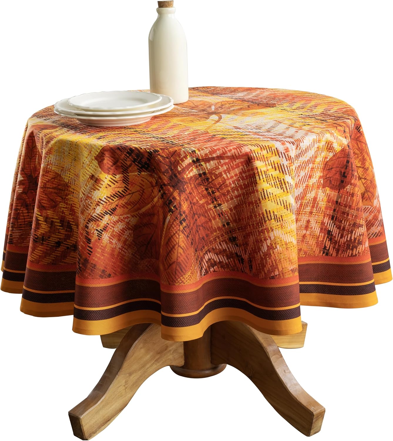 Maison d' Hermine 63 Inches Round Tablecloth for Every Occasion