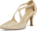 Women's Dress Shoes 3 Inch Stiletto Pumps - Comfortable Elegance