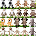 HyDren Safari Stuffed Animals 20 pcs - Soft 11.8in Plush Set