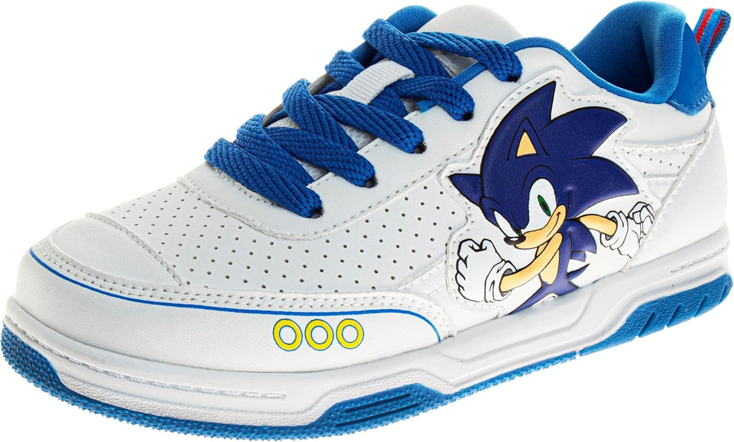 Sonic The Hedgehog Slip-On Athletic Sneakers for Kids Size 11-13