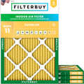 Filterbuy 16x18x1 Air Filter MERV 11 - Pet & Allergy Defense