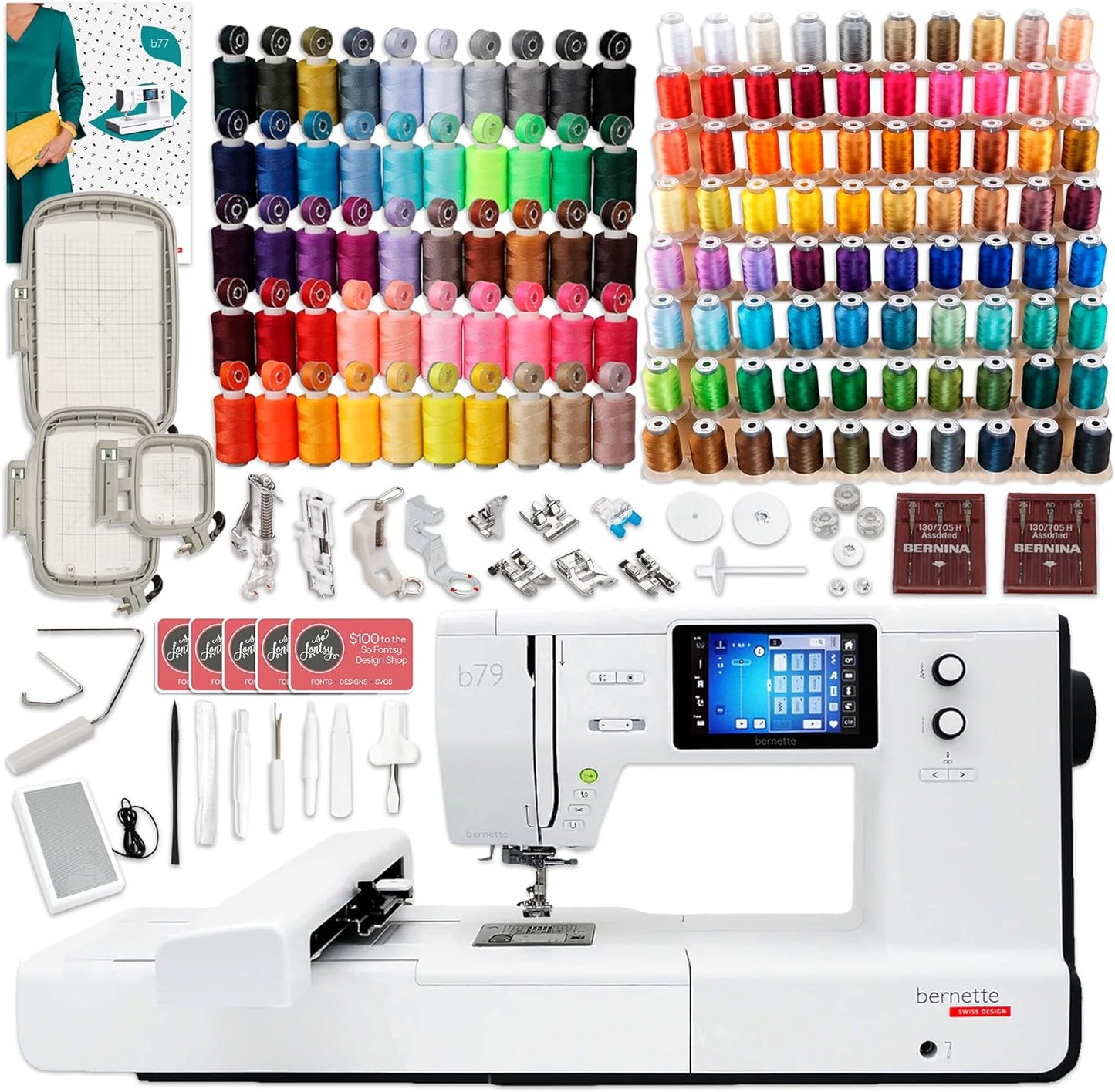 B79 Bernette: Deluxe Combo Sewing & Embroidery