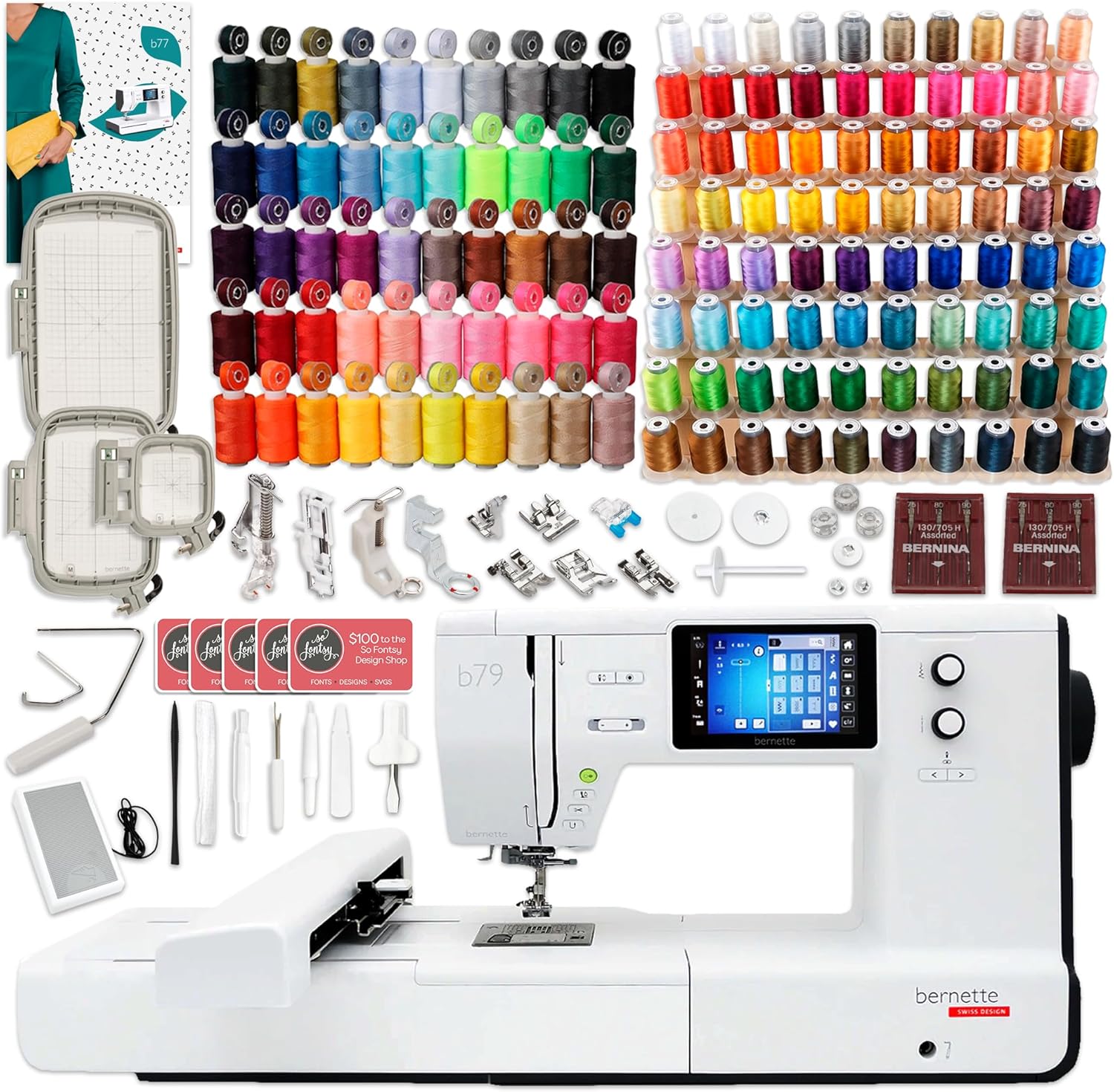 B79 Bernette: Deluxe Combo Sewing & Embroidery