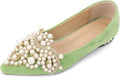 Flats for Women Bling Rhinestone Pointed Slip-On Wedding Flats