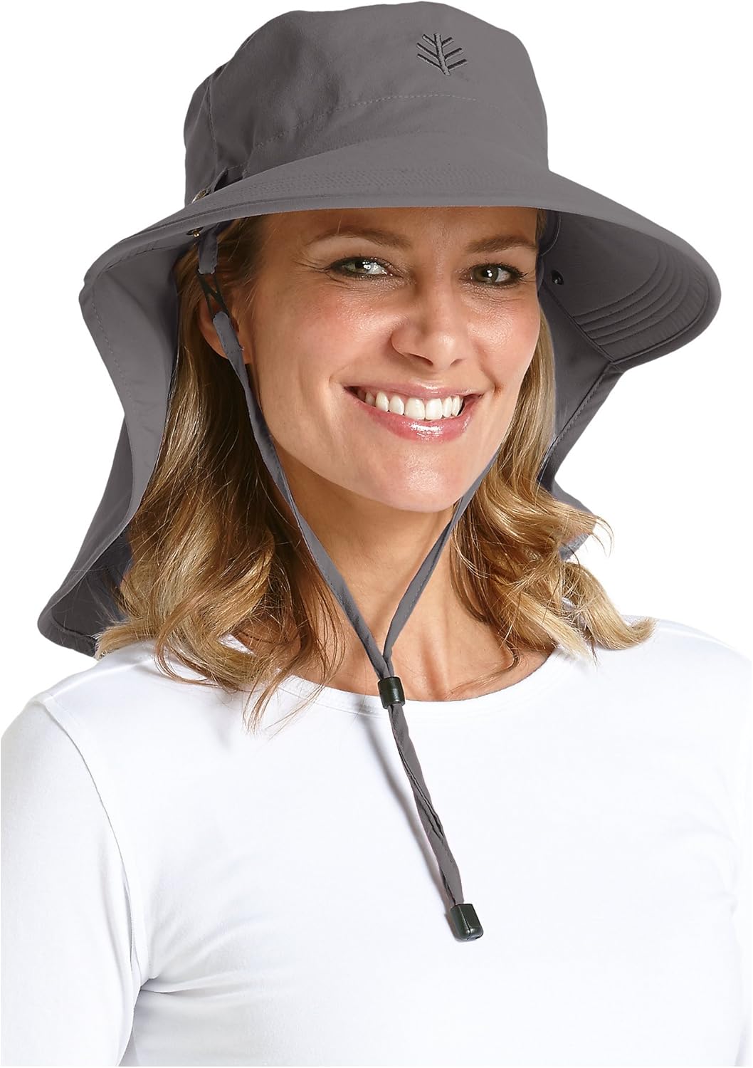 Sun Hat with Neck Drape & Clip-On Face Mask for Ultimate Protection