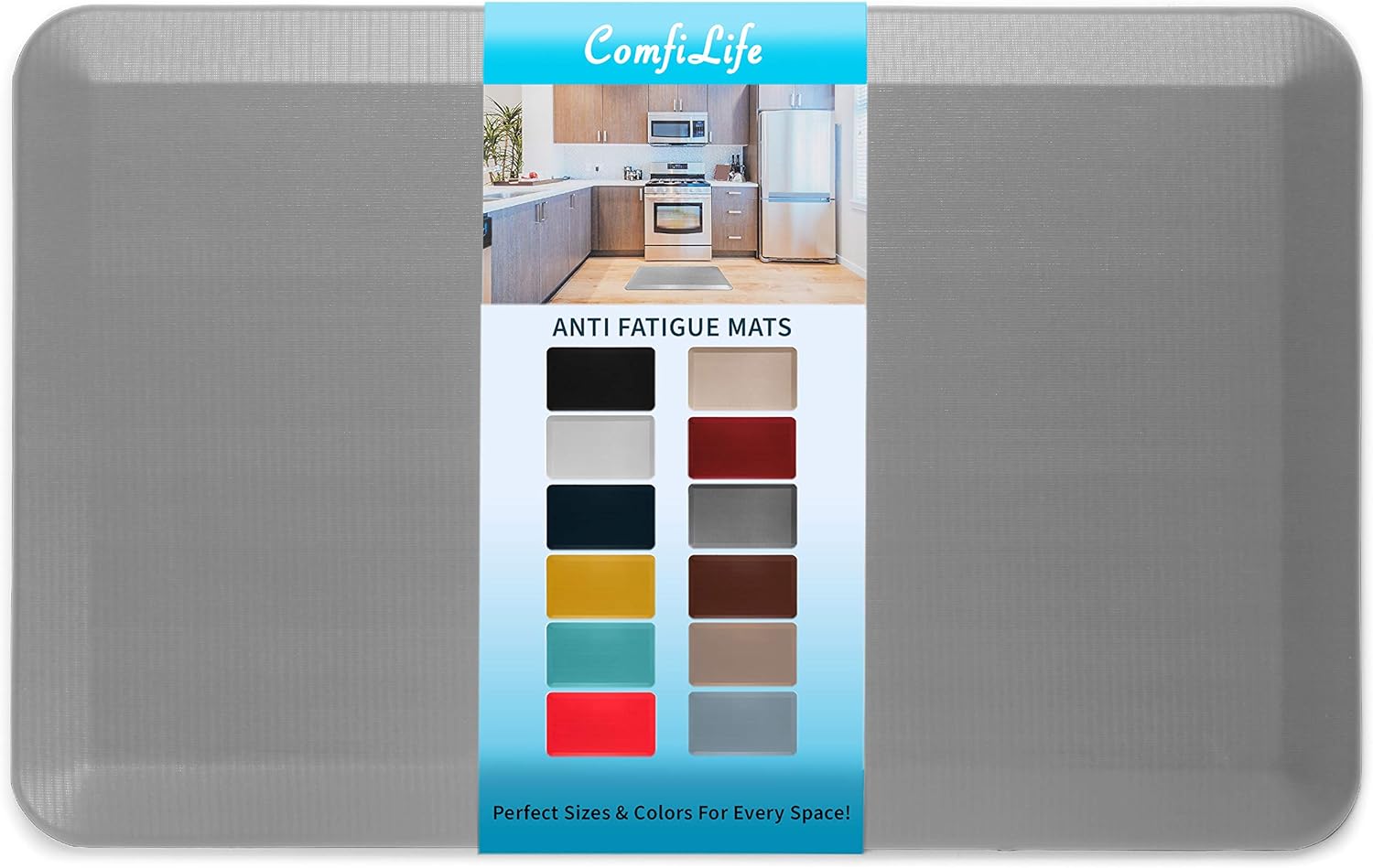 ComfiLife Anti Fatigue Floor Mat for Kitchen and Office Use