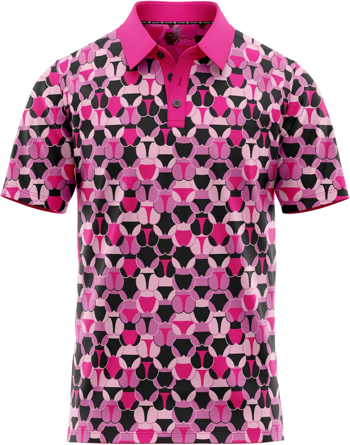 Crude Funny Golf Polo: UPF Moisture Wicking Stretch - 4XL