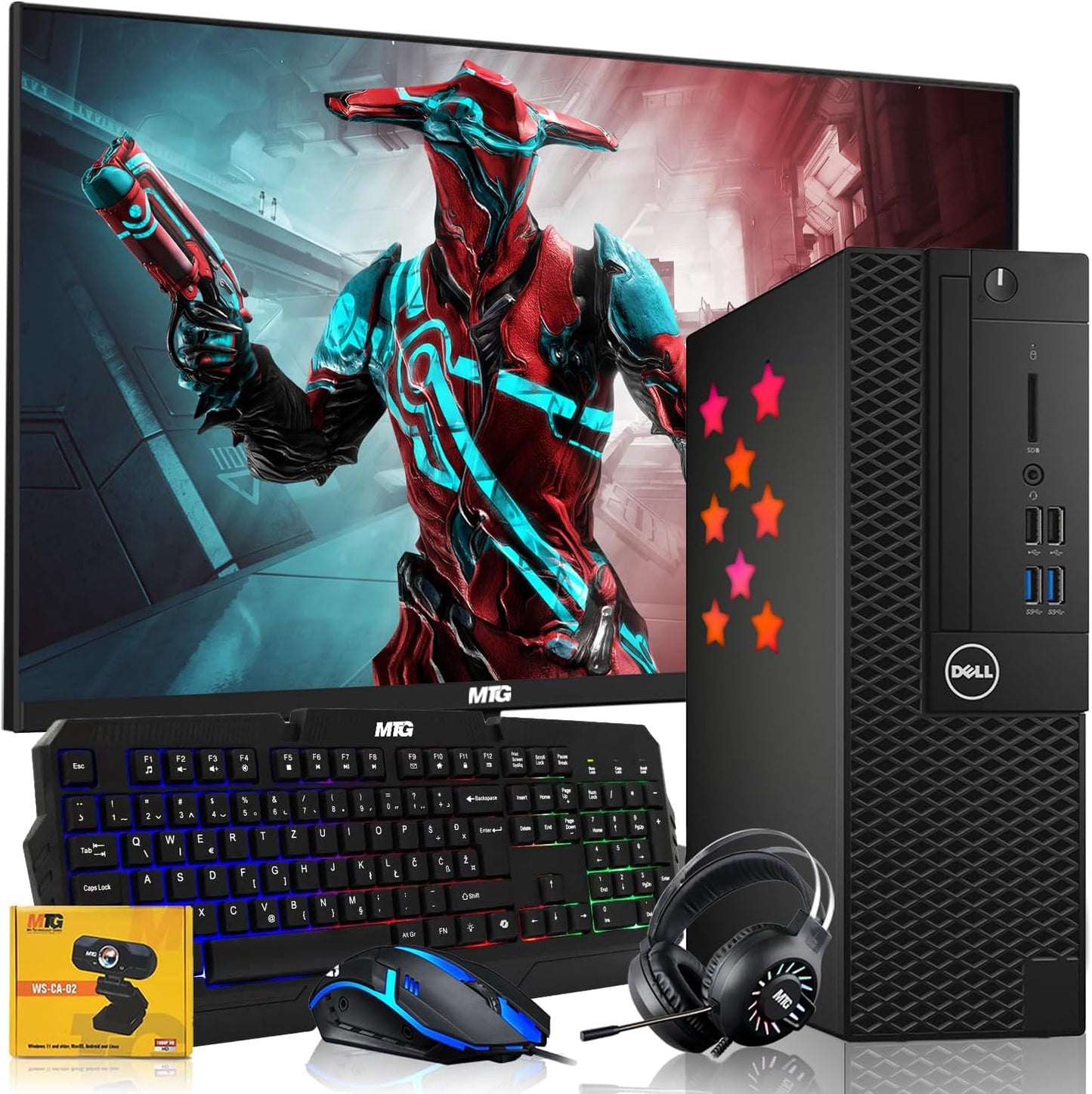 Dell Desktop PC Gaming Bundle with Core i7 and 16GB RAM