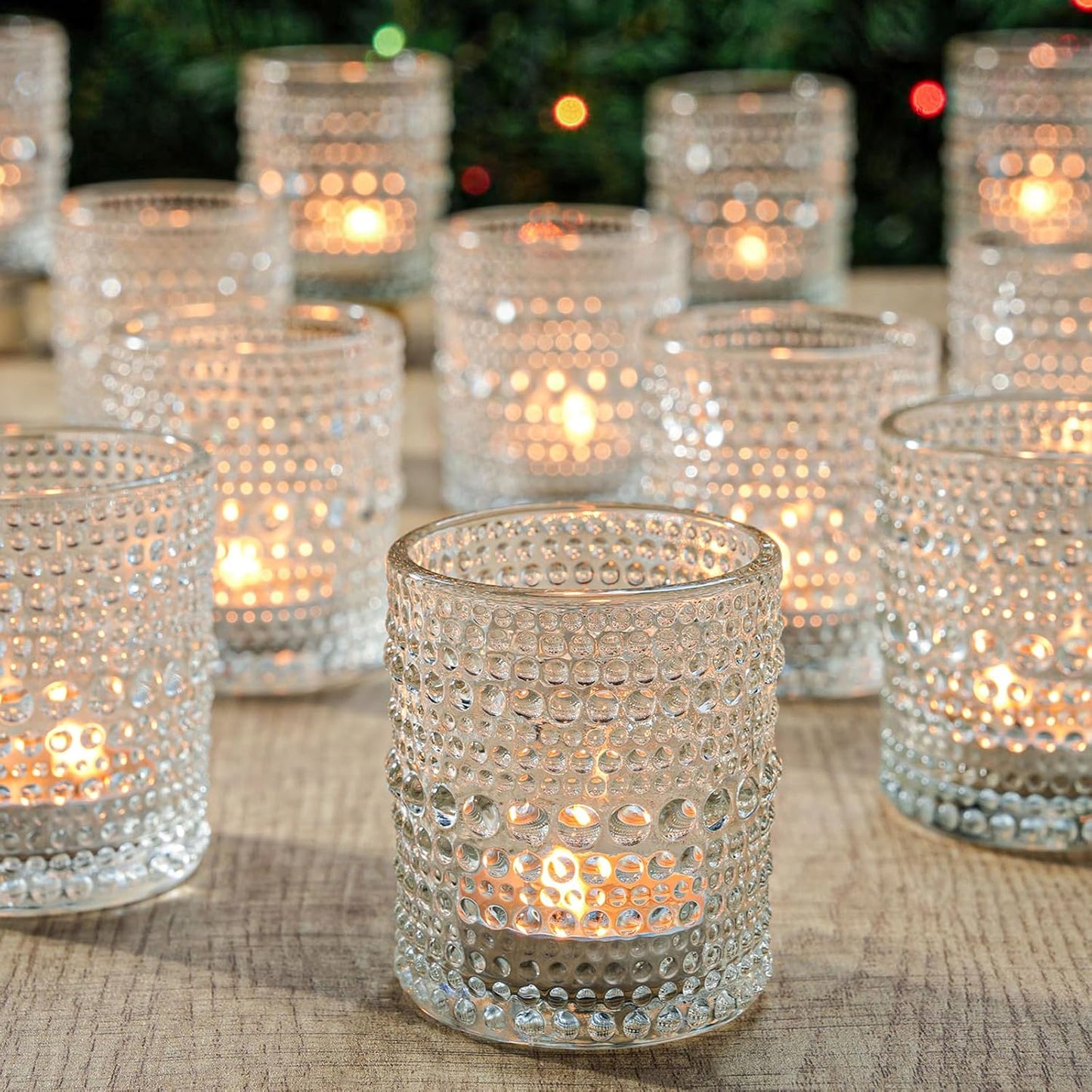 48pcs Votive Candle Holders for Home Decor and Weddings