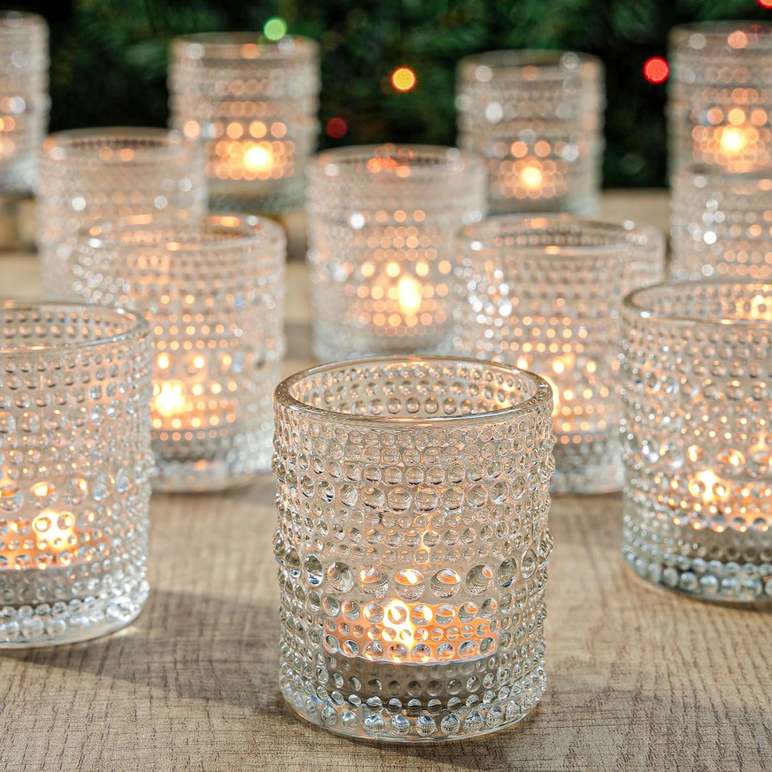72pcs Votive Candle Holders for Wedding Decor and Home Use