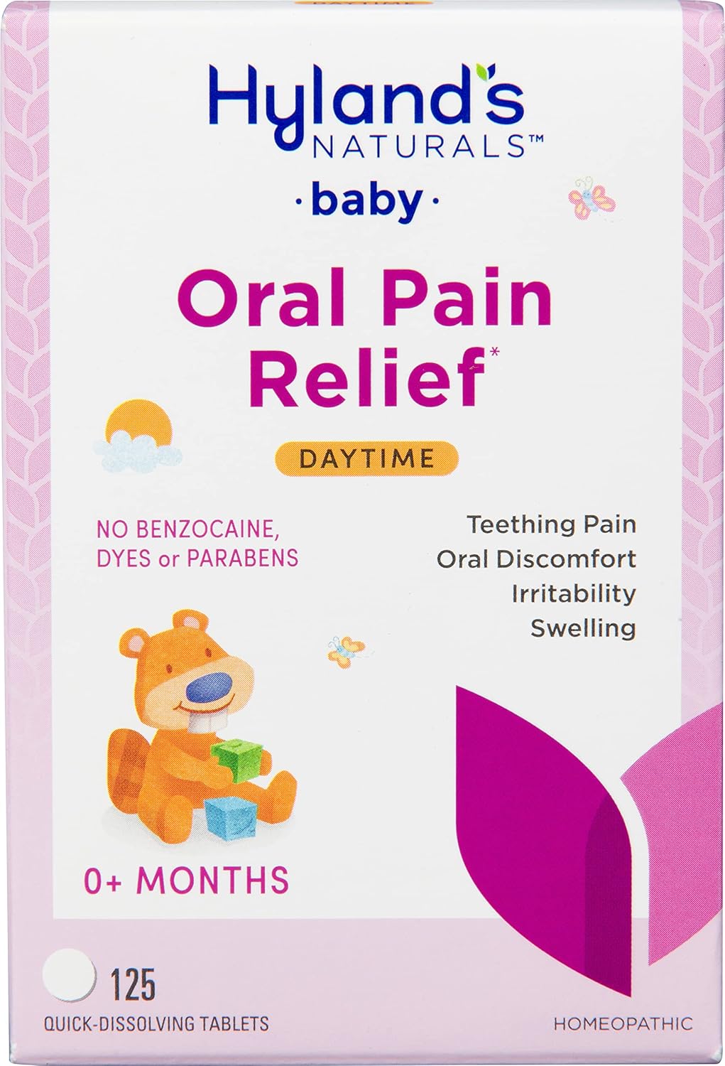 Hyland's Baby Chamomilla Daytime Tablets, Natural Oral Relief