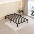 Twin Metal Platform Bed Frame 10 in Twin - Heavy Duty, Noise Free