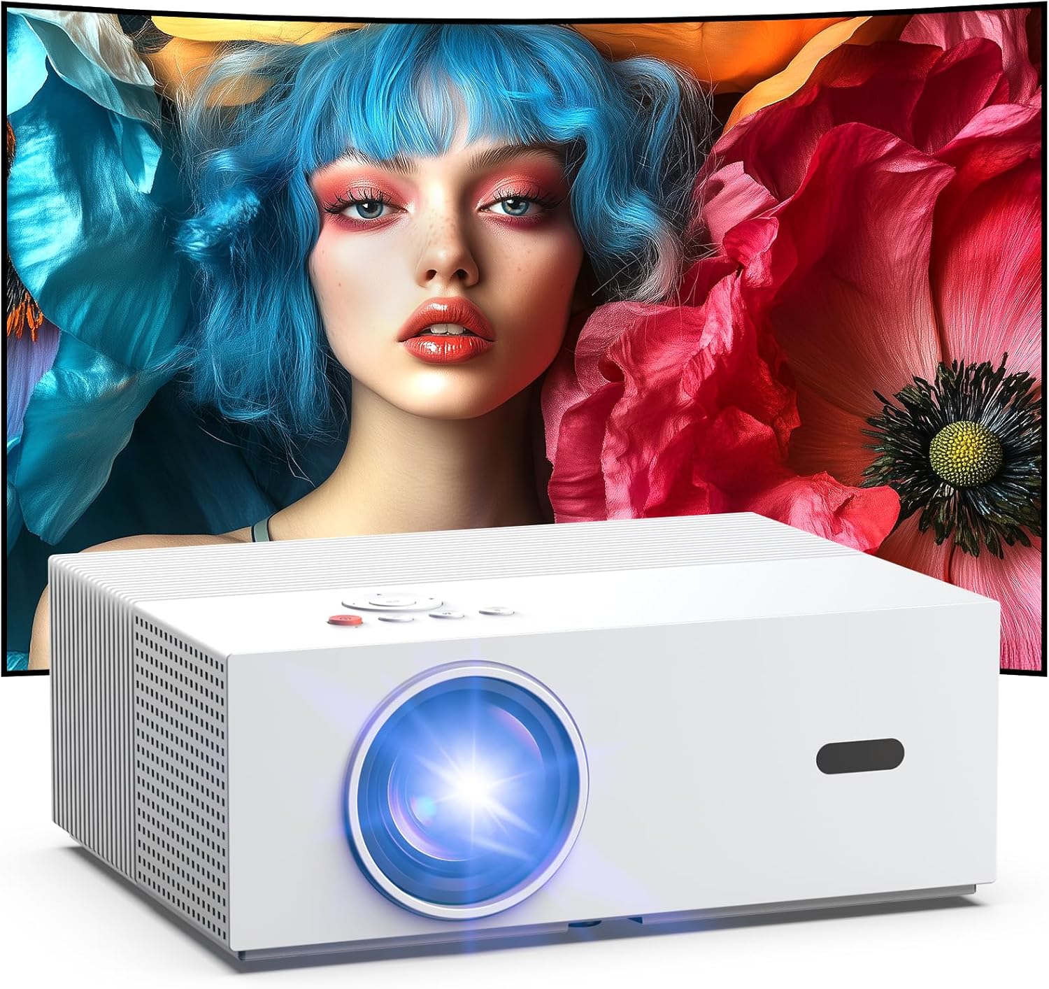 JOWLURK 4K Outdoor Projector - Auto Focus, WiFi6, Bluetooth5.3